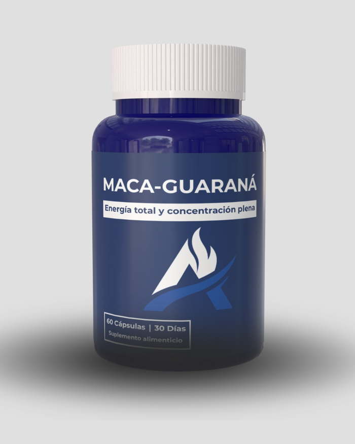 MACA-GUARANÁ 60 CÁPSULAS NEW PACKAGE.