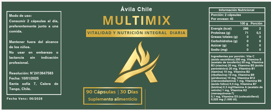 Multimix — Vitalidad y Nutrición Integral Diaria